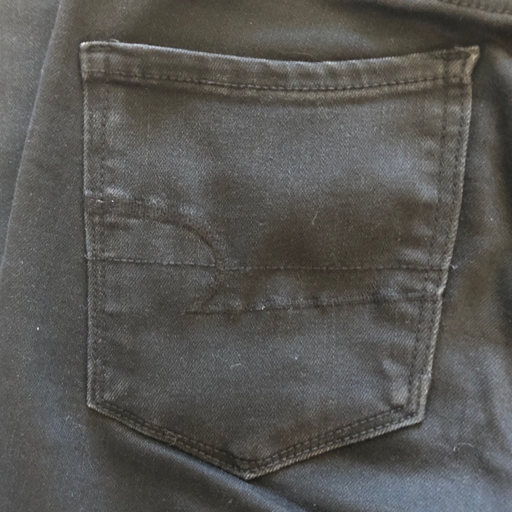 AEO Next Level Stretch Black High Rise Skinny Jean - Picture 9 of 12
